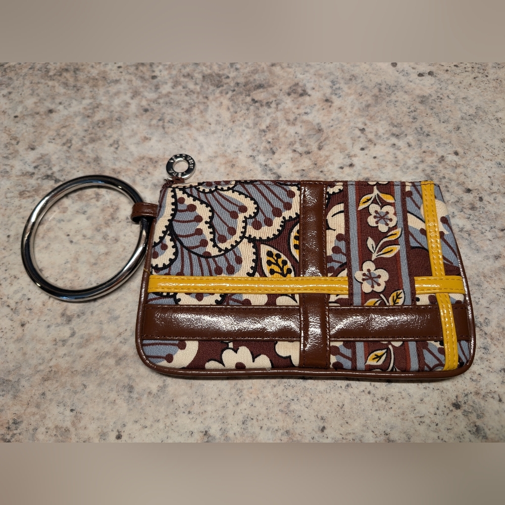 Vera Bradley Slate Blooms Bangle Wristlet NWOT
